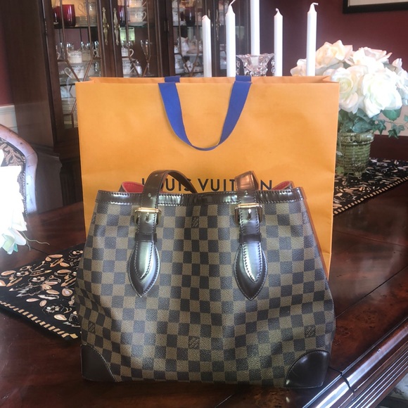 Louis Vuitton Damier Ebene Hampstead Bag - Picture 3 of 8